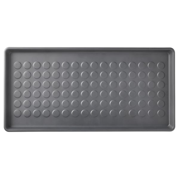 BAGGMUCK Shoe mat, in/outdoor/grey, 71x35 cm