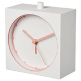 BAJK Alarm clock, white, 5x11 cm