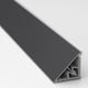 BASKETORP Wall finishing strip, anthracite/aluminium