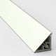 BASKETORP Wall finishing strip, white/aluminium