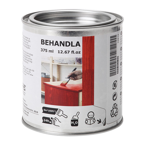 BEHANDLA Glazing paint red IKEA