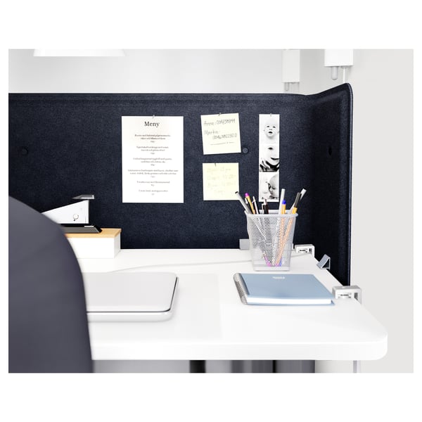 Bekant Screen For Desk Grey Ikea