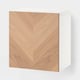 BESTÅ Shelf unit with door, white/Hedeviken oak veneer, 60x42x64 cm