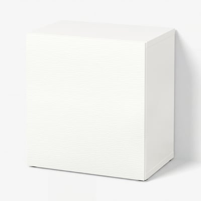 BESTÅ Shelf unit with door, white/Laxviken white, 60x42x64 cm