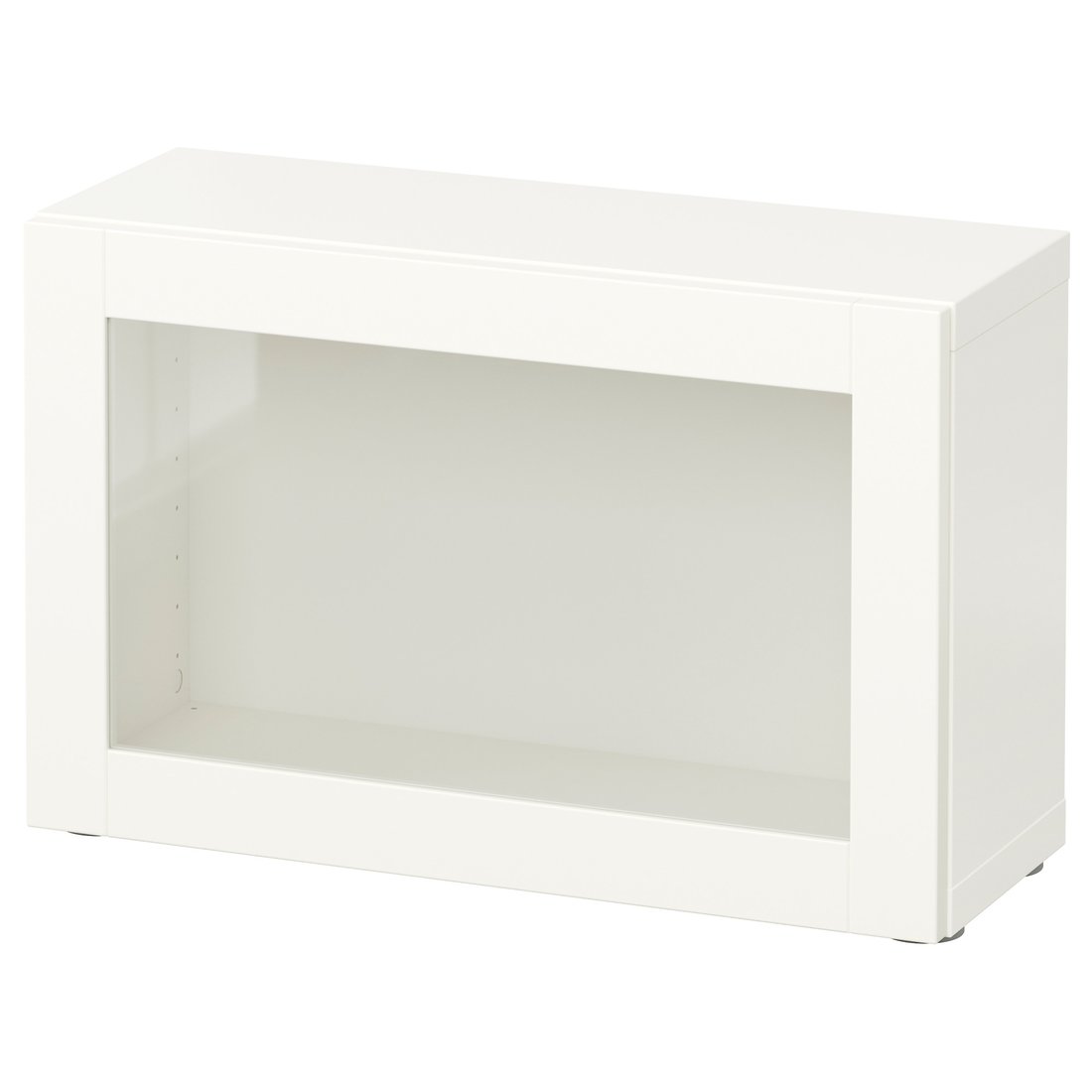 BESTÅ Shelf unit with glass door white/Sindvik white clear glass IKEA