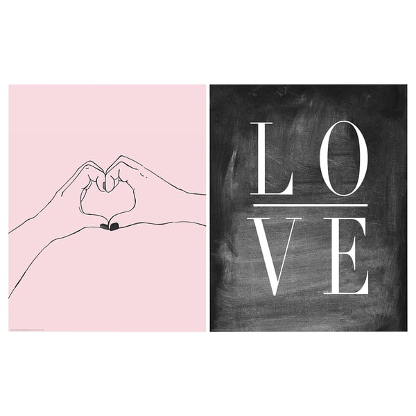 Bild Poster Heart 40x50 Cm Ikea