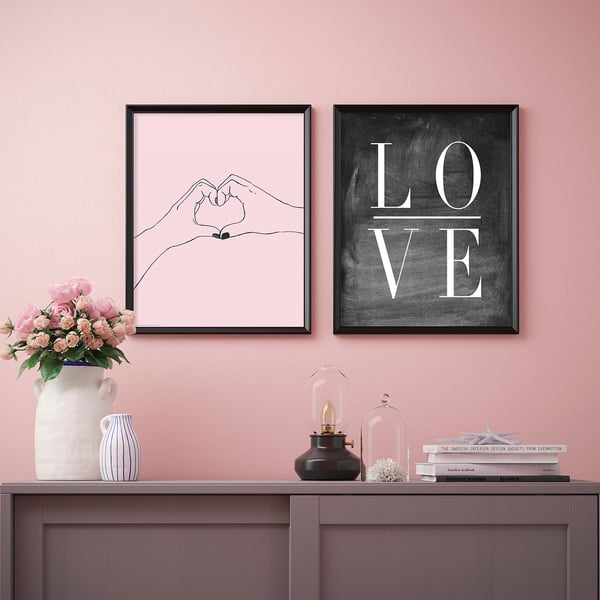 Bild Poster Heart 40x50 Cm Ikea