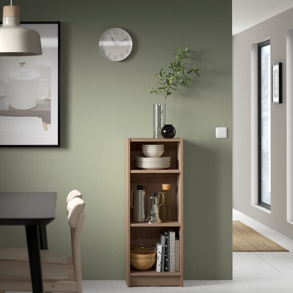 BILLY Bookcase, oak effect, 40x28x106 cm IKEA