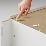 BILLY Bookcase, white, 80x28x202 cm
