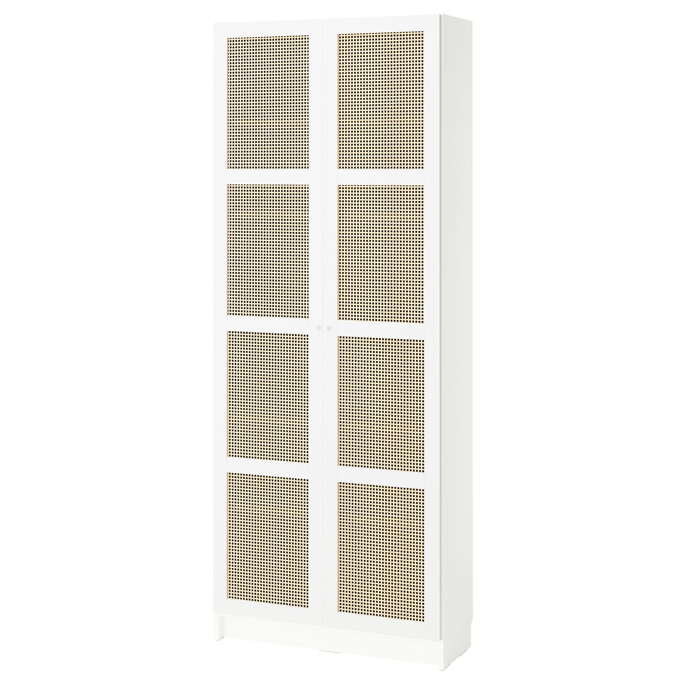 BILLY / HÖGADAL bookcase with doors, white, 80x30x202 cm - IKEA