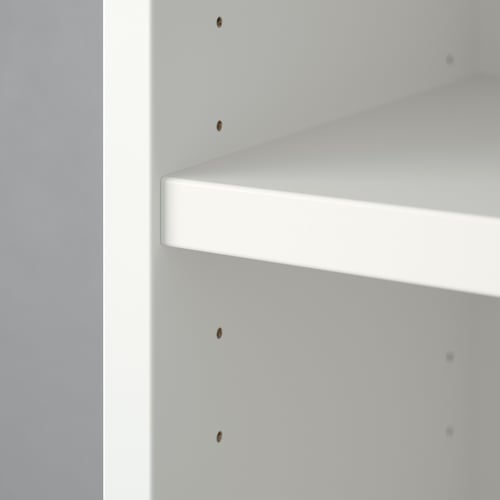 BILLY / OXBERG bookcase, white/glass, 120x30x237 cm IKEA