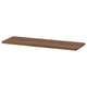 BILLY Shelf, brown walnut effect, 76x26 cm