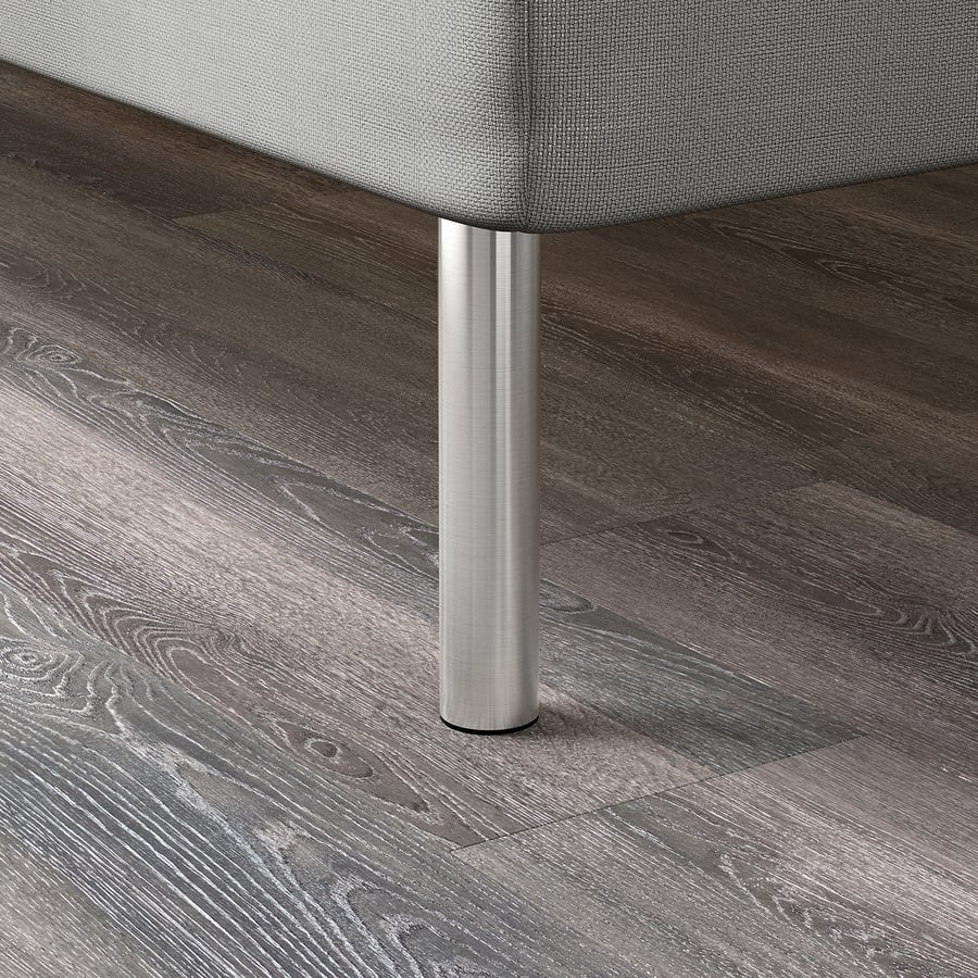 BJORLI leg, stainless steel, 20 cm IKEA