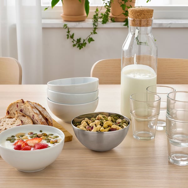 BLANDA BLANK serving bowl, stainless steel, 12 cm IKEA