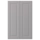 BODBYN 2-p door f corner base cabinet set, grey, 25x80 cm
