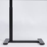 BOLLSIDAN Laptop stand, walnut effect/black, 68x36 cm