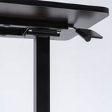 BOLLSIDAN Laptop stand, walnut effect/black, 68x36 cm