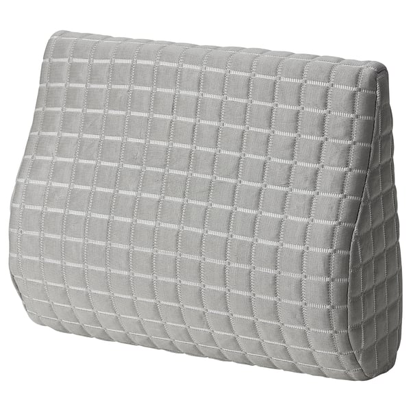 BORTBERG Lumbar cushion, grey, 31x23 cm