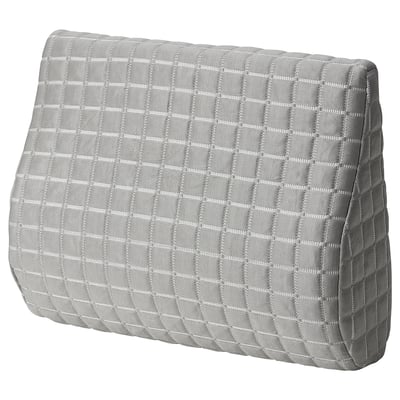 BORTBERG Lumbar cushion, grey, 31x23 cm