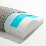 BORTBERG Lumbar cushion, grey, 31x23 cm