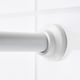 BOTAREN shower curtain rod, white, 120-200 cm - IKEA