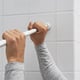 BOTAREN shower curtain rod, white, 120-200 cm - IKEA