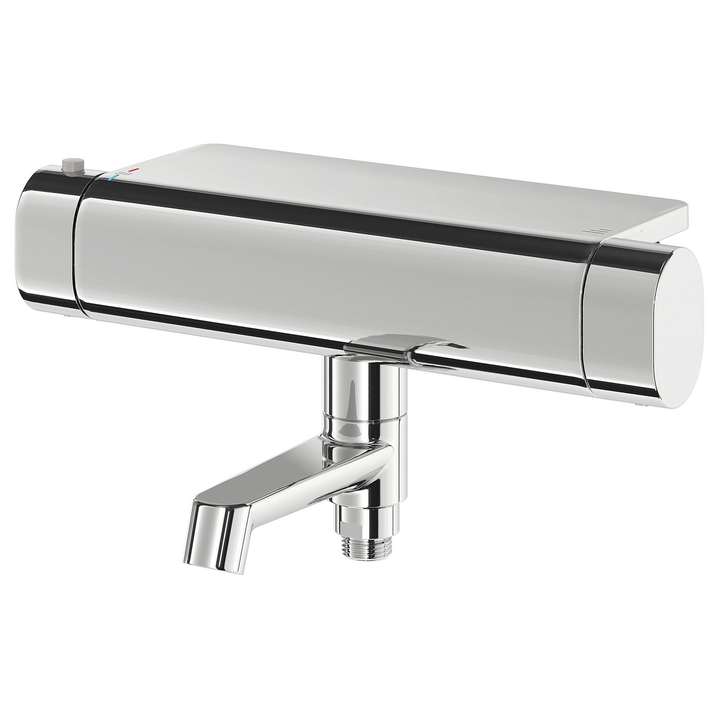 BROGRUND thermostatic bath/shower mixer, chromeplated, 150 mm IKEA