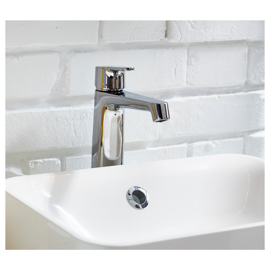 BROGRUND Washbasin mixer tap, tall chromeplated IKEA