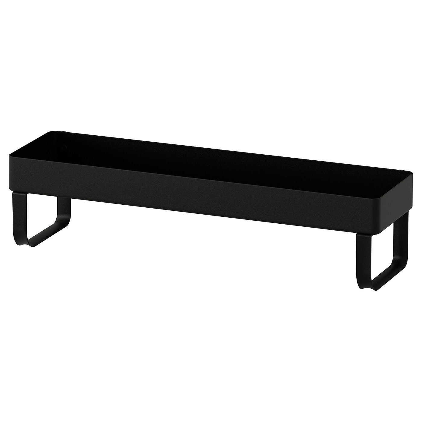 BROR Addon shelf, black, 55x16x14 cm IKEA