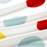 BRUKSVARA Bolster case, multicolour/dot pattern, 38x110 cm