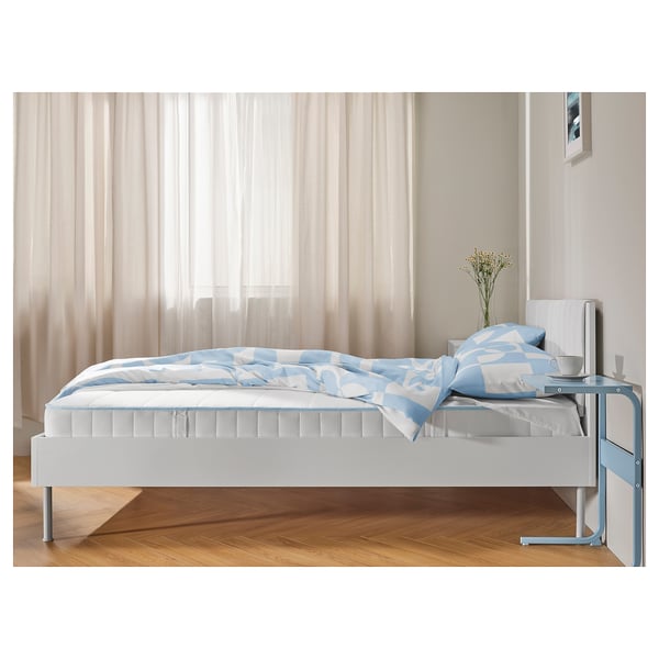 BRUKSVARA Pocket sprung mattress, extra firm white, 150x200 cm