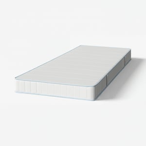 BRUKSVARA Pocket sprung mattress, extra firm white, 90x200 cm
