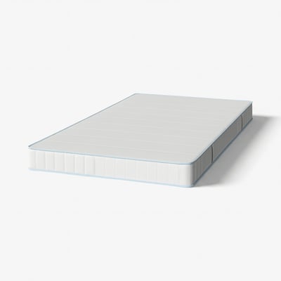 BRUKSVARA mattress; white, rectangular, firm pocket-springs, cushioned top, handles, 10yr guarantee.