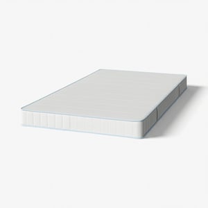 BRUKSVARA mattress; white, rectangular, firm pocket-springs, cushioned top, handles, 10yr guarantee.