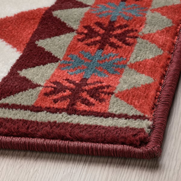 CYKELVÄG Rug, low pile, multicolour, 133x195 cm IKEA