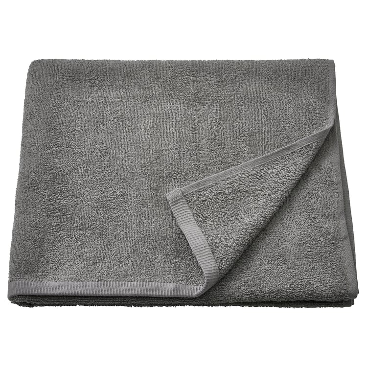 DIMFORSEN bath towel, grey, 70x140 cm IKEA