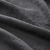 DYTÅG Duvet cover and 2 pillowcases, dark grey, 200x200/50x80 cm
