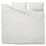 DYTÅG Duvet cover and 2 pillowcases, white, 200x200/50x80 cm