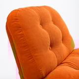 DYVLINGE Swivel easy chair, Kelinge orange