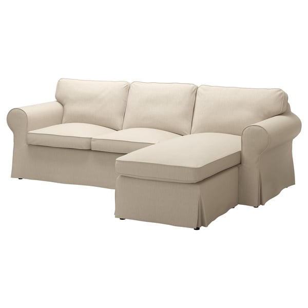 Ektorp Cover For 3 Seat Sofa Nordvalla With Chaise Longue