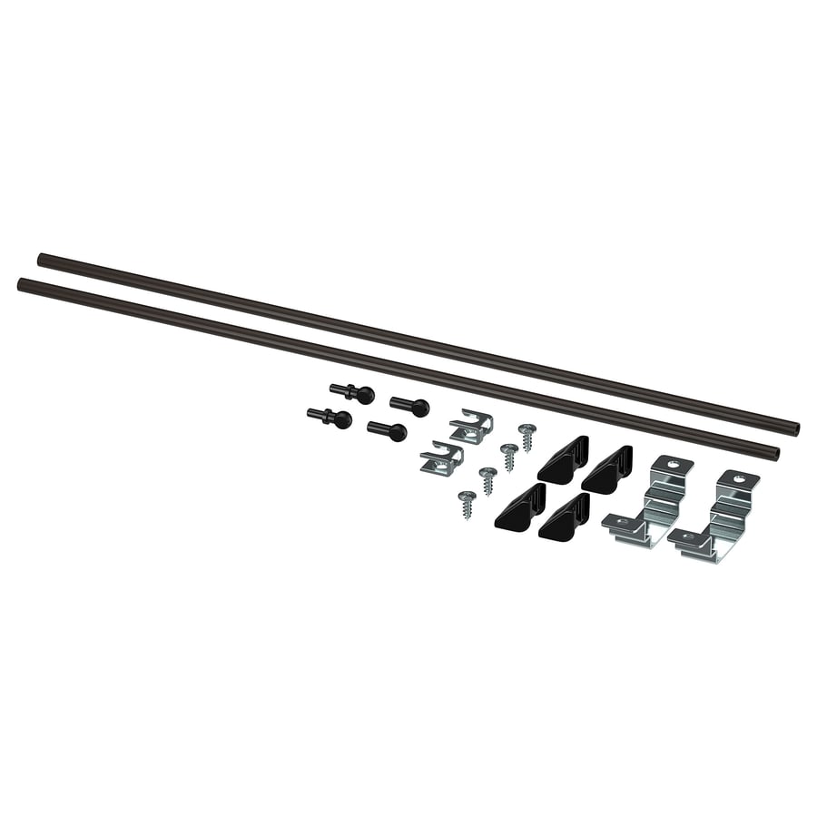 ENHET Assembly kit for kitchen island, anthracite, 40 cm ...