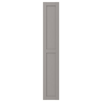 ENHET grey cabinet door, sleek rectangular design, smooth foil finish.