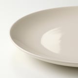 FÄRGKLAR Plate, glossy beige, 26 cm