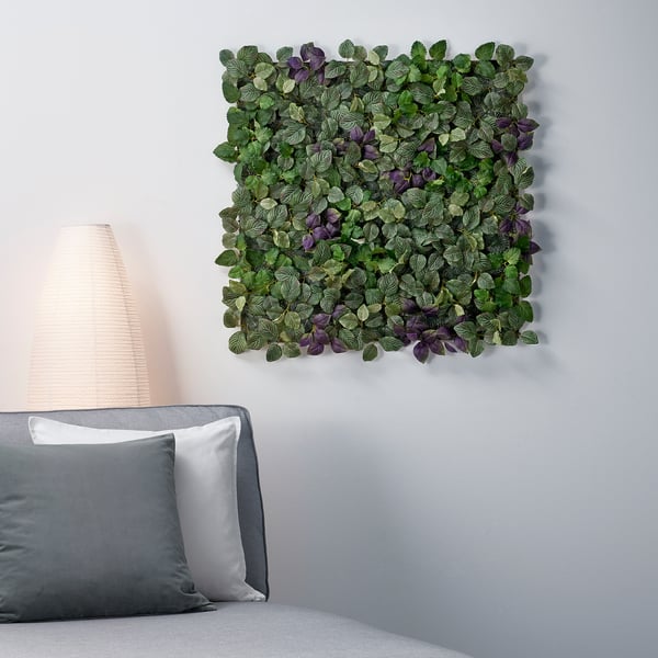 fejka artificial plant wall mounted in outdoor green lilac 26x26 cm ikea