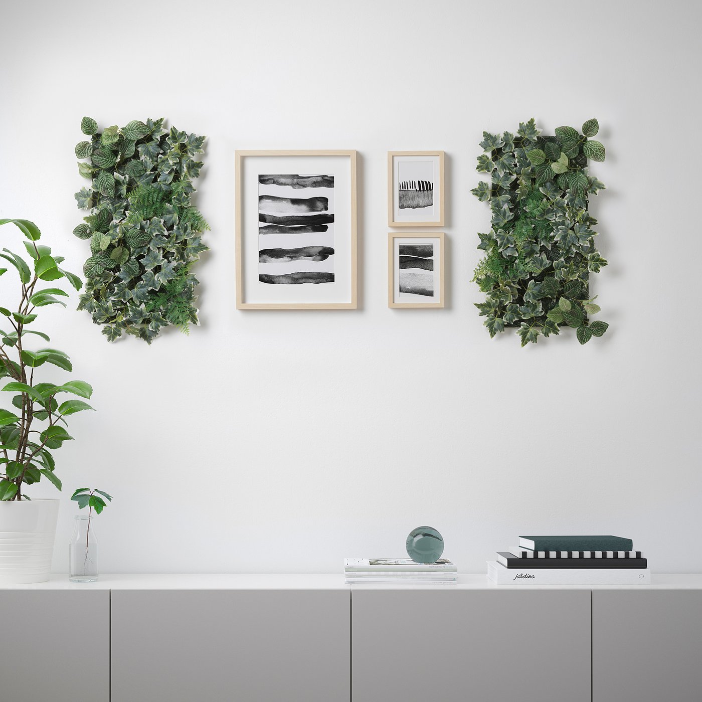 Fejka Artificial Plant Wall Mounted In Outdoor Green 26x26 Cm Ikea