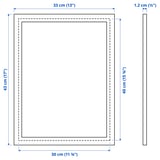 FISKBO Frame, white, 30x40 cm
