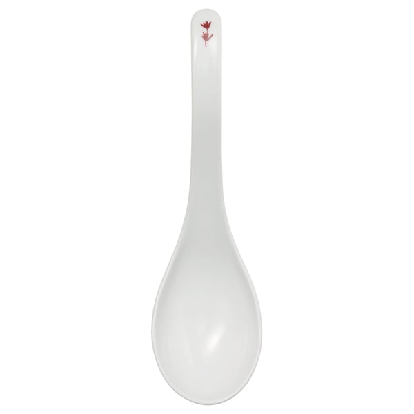 FÖSSTA Spoon, white/red