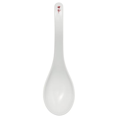 FÖSSTA Spoon, white/red