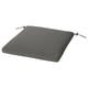 Option: FRÖSÖN/DUVHOLMEN Chair cushion, outdoor, dark grey, 50x50 cm