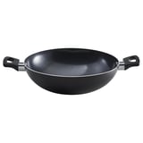 FRUKTKAKA Kadai wok, non-stick coating grey, 24 cm